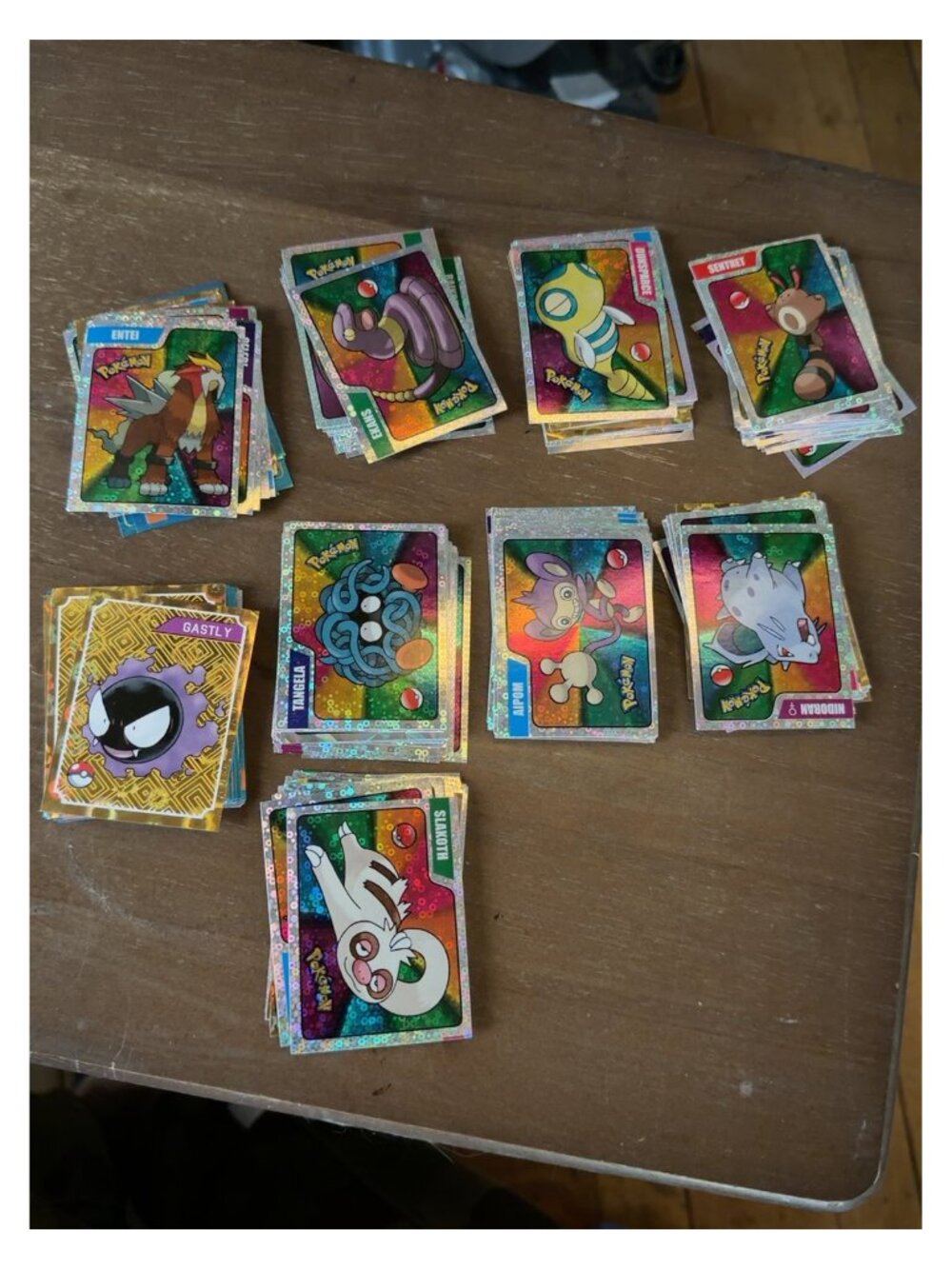 Pokemon Crealaser Holographic Sticker Mixed Bulk Lot 225 Pieces